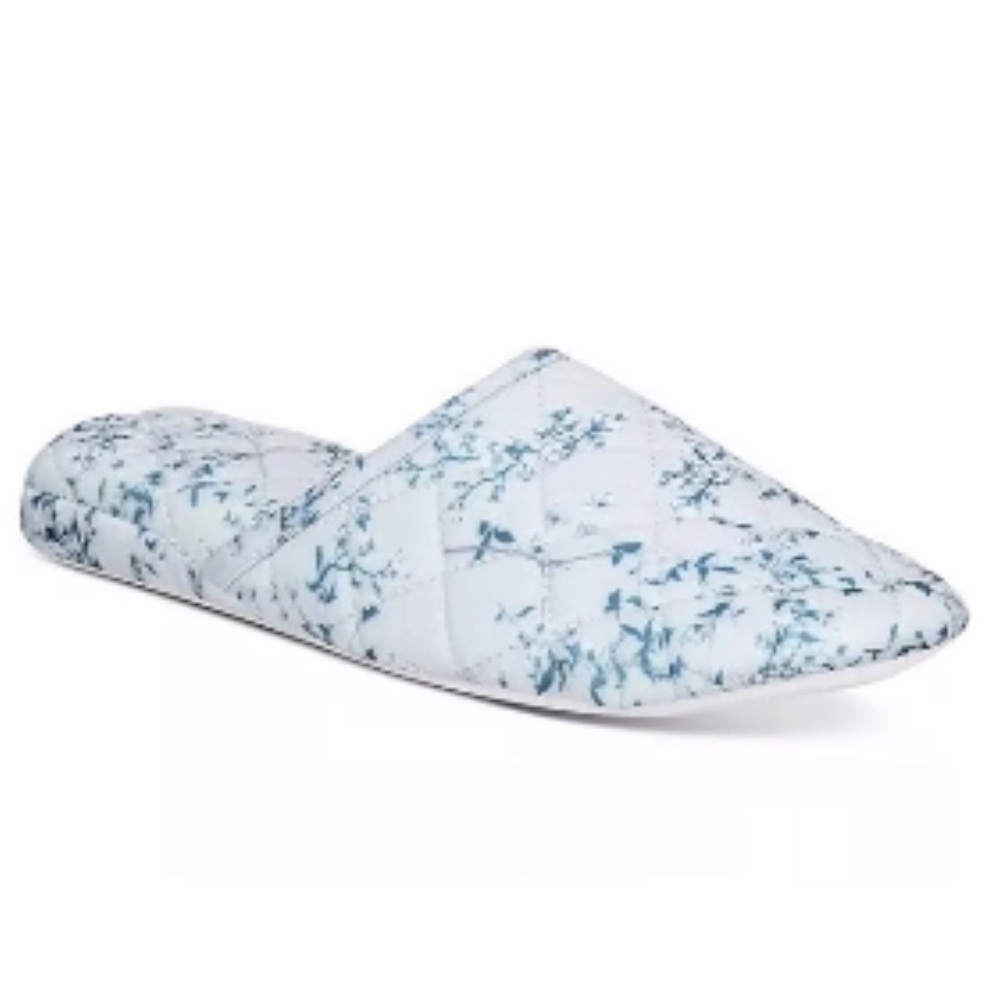 CHARTER CLUB Macy’s Printed Quilted Slide Slippers Size 5/6, 7/8, 9/10, 11/12